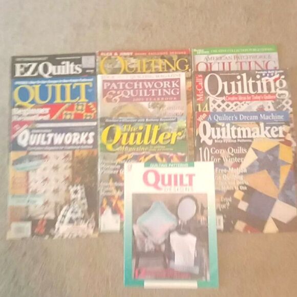 Quilting Magazines (Patchwork And Traditional) 10 Total. Hobby And Collectible - Picture 1 of 6